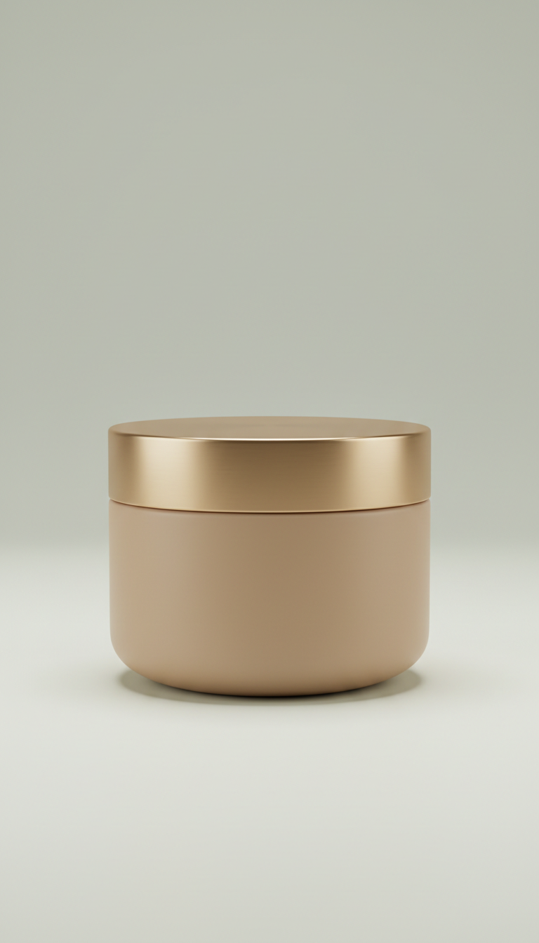 Hydrating mineral cream jar
